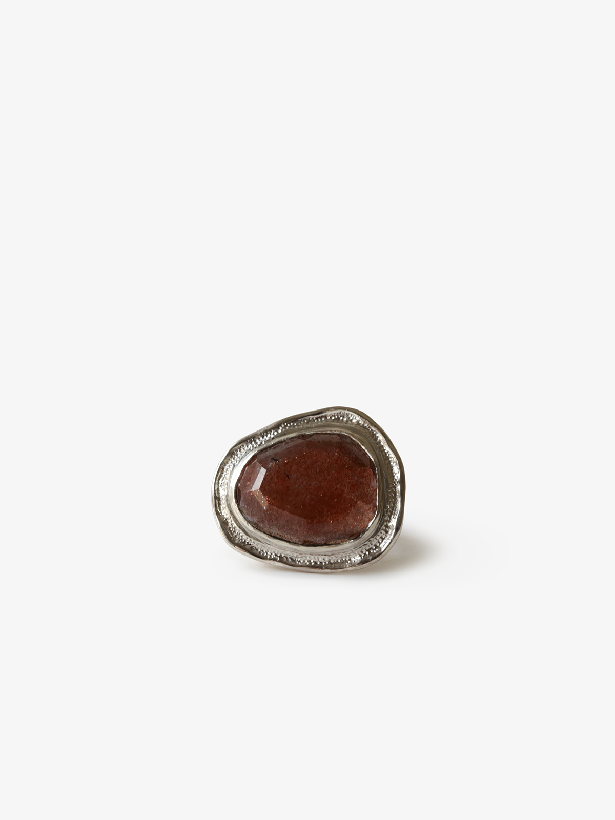 Iolite Sunstone & Dot Ring (15.5)