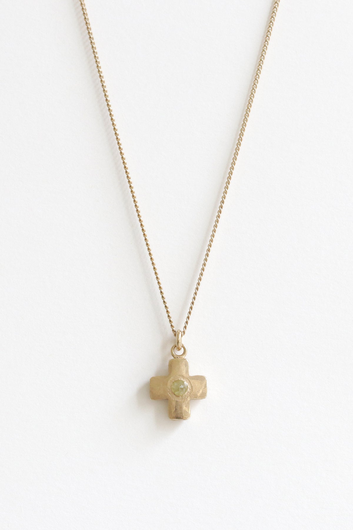 CROSS PENDANT(14K GOLD PLATED)