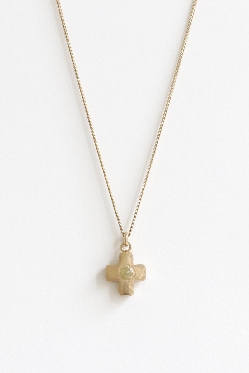 CROSS PENDANT(14K GOLD PLATED)